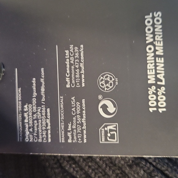 Buff Black Ribbed Beanie - Picture 3 of 6